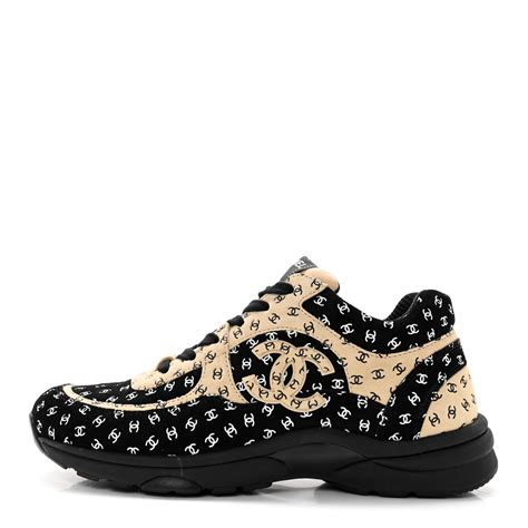 chanel printed suede calfskin